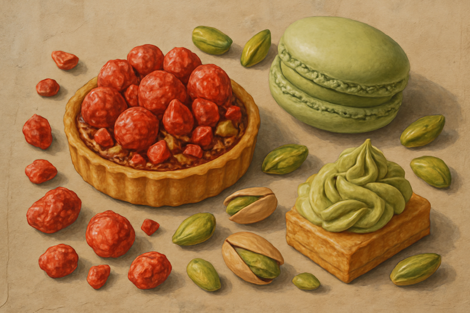 savourez l’alliance parfaite entre la praline sucrée et la pistache croquante pour une explosion de saveurs inoubliable.