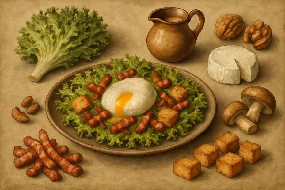 découvrez la recette traditionnelle de la salade lyonnaise, ses ingrédients authentiques et des variantes savoureuses pour renouveler ce classique de la cuisine française.